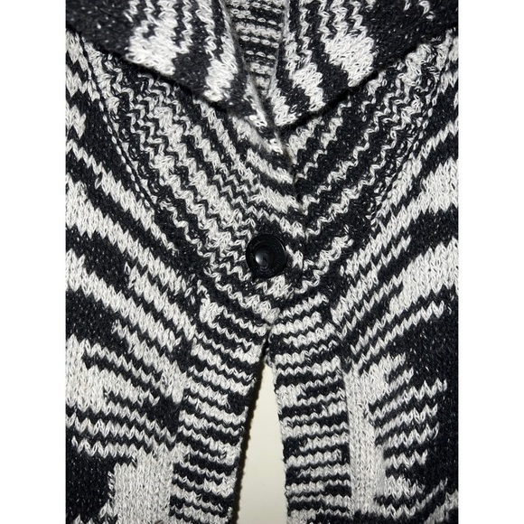 Juicy COUTURE Y2K BLACK & WHITE CARDIGAN - SIZE XS - Picture 3 of 5
